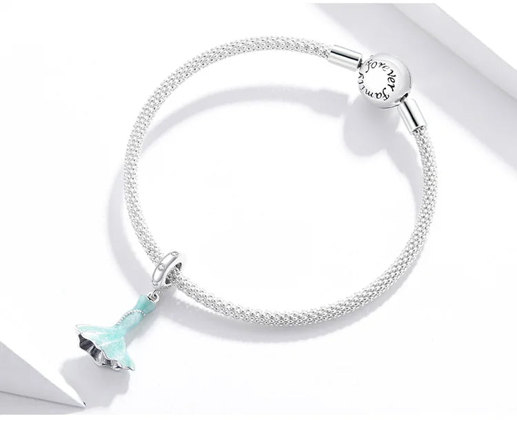 925 Sterling Silver Snow Fairy Charm