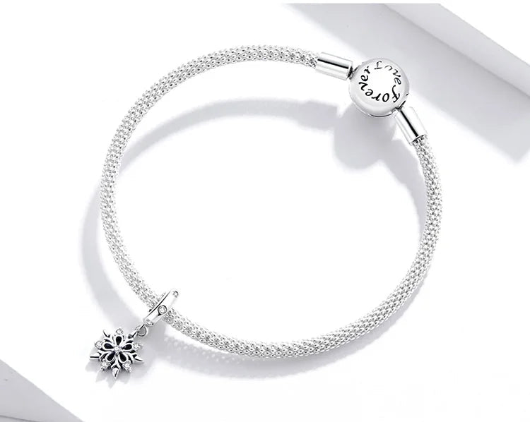 925 Sterling Silver Snow Fairy Charm