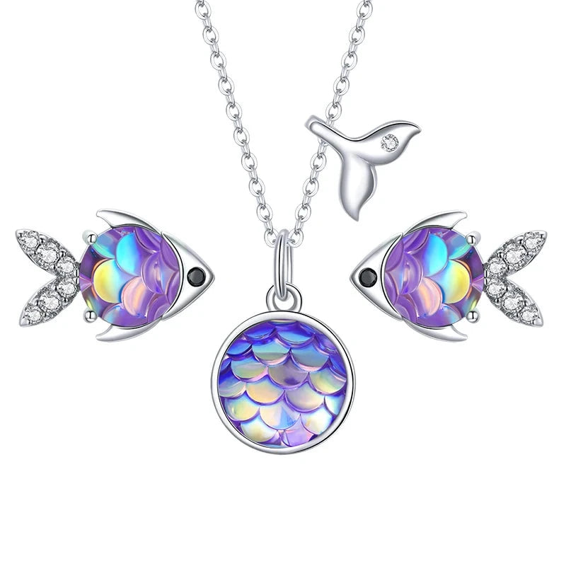 Set Happy Tropical 925 Sterling Silver