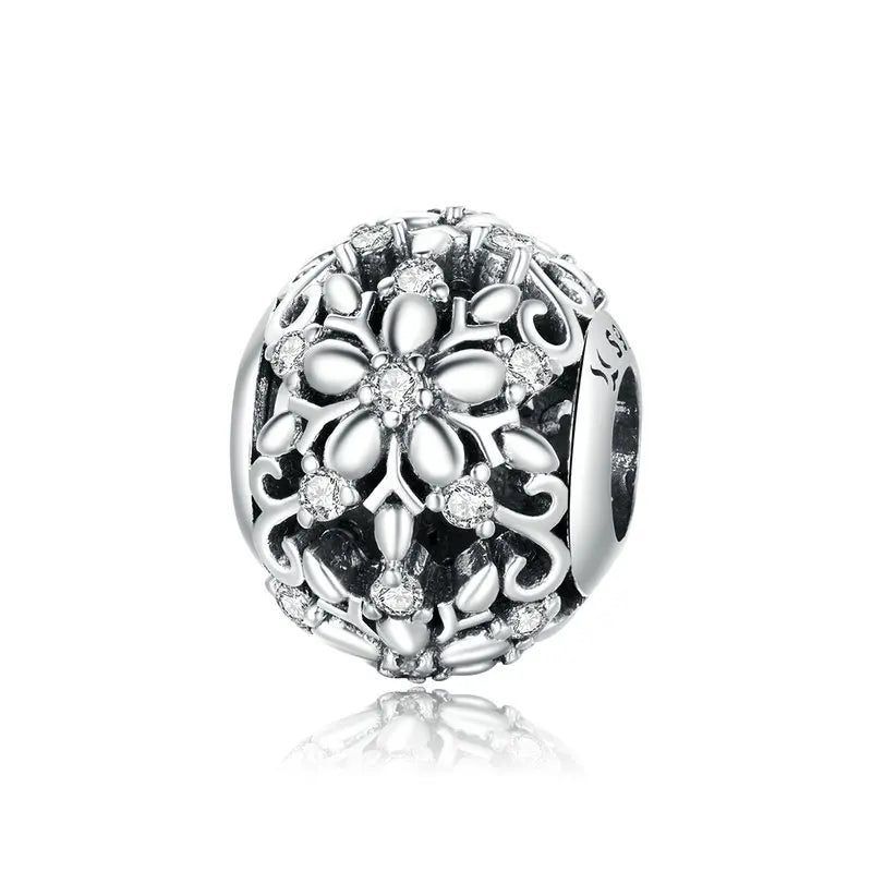 925 Sterling Silver Snow Fairy Charm