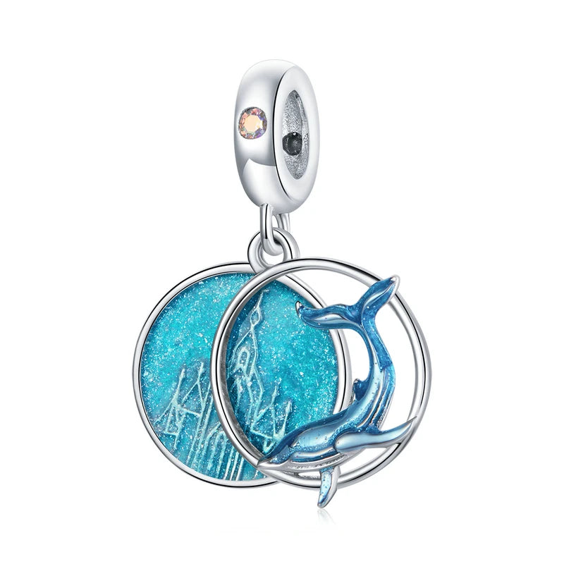 925 Sterling Silver Dream Ocean Series Enamel Charms