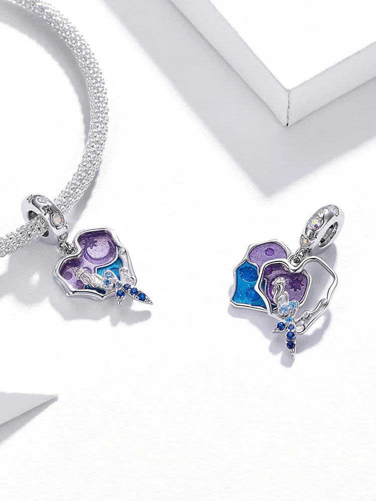 925 Sterling Silver Dream Ocean Series Enamel Charms