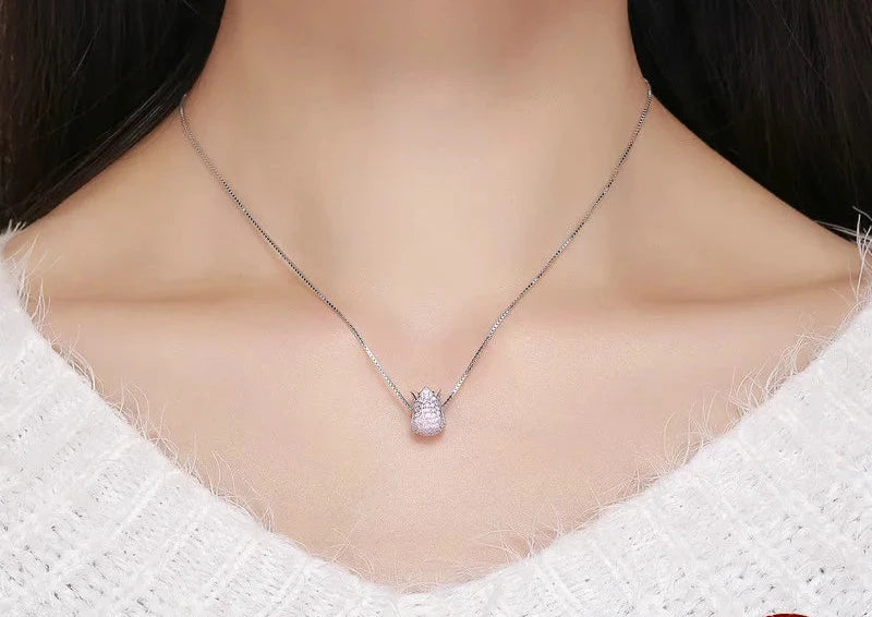 Charm Tulip Flower Petals Pink 925 Sterling Silver