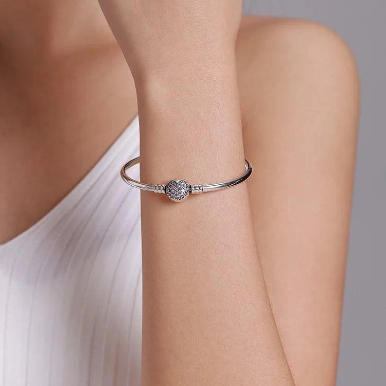 Snake Chain Bangle & Bracelet 925 Sterling Silver