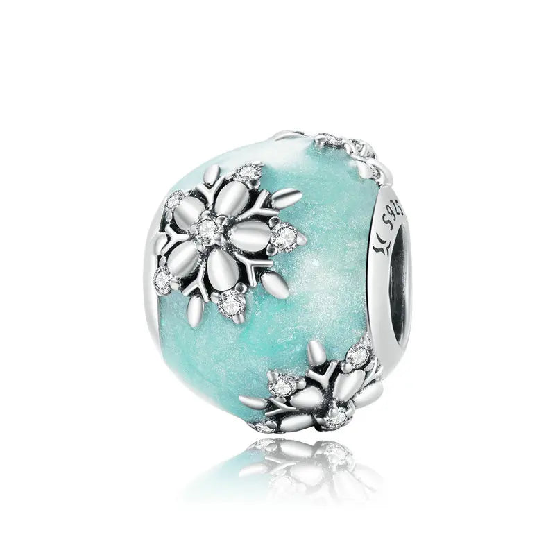 925 Sterling Silver Snow Fairy Charm