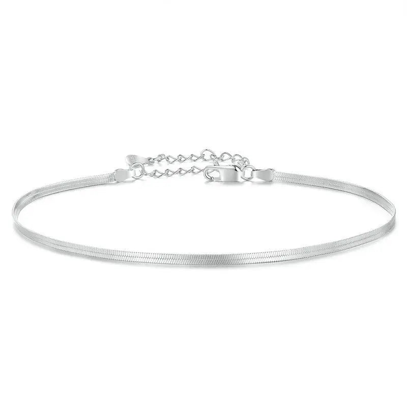 Seastar and Shell Pendant Anklet 925 Sterling Silver