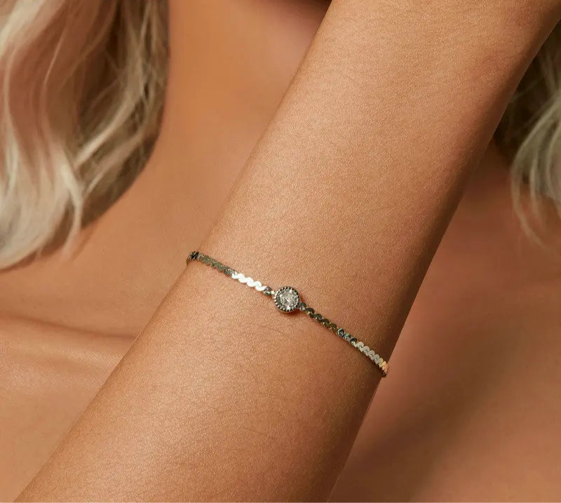 Moissanite Bracelet 0.5CT 925 Sterling Silver