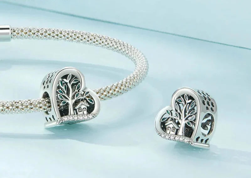 Pendant Irish Theme Green 925 Sterling Silver