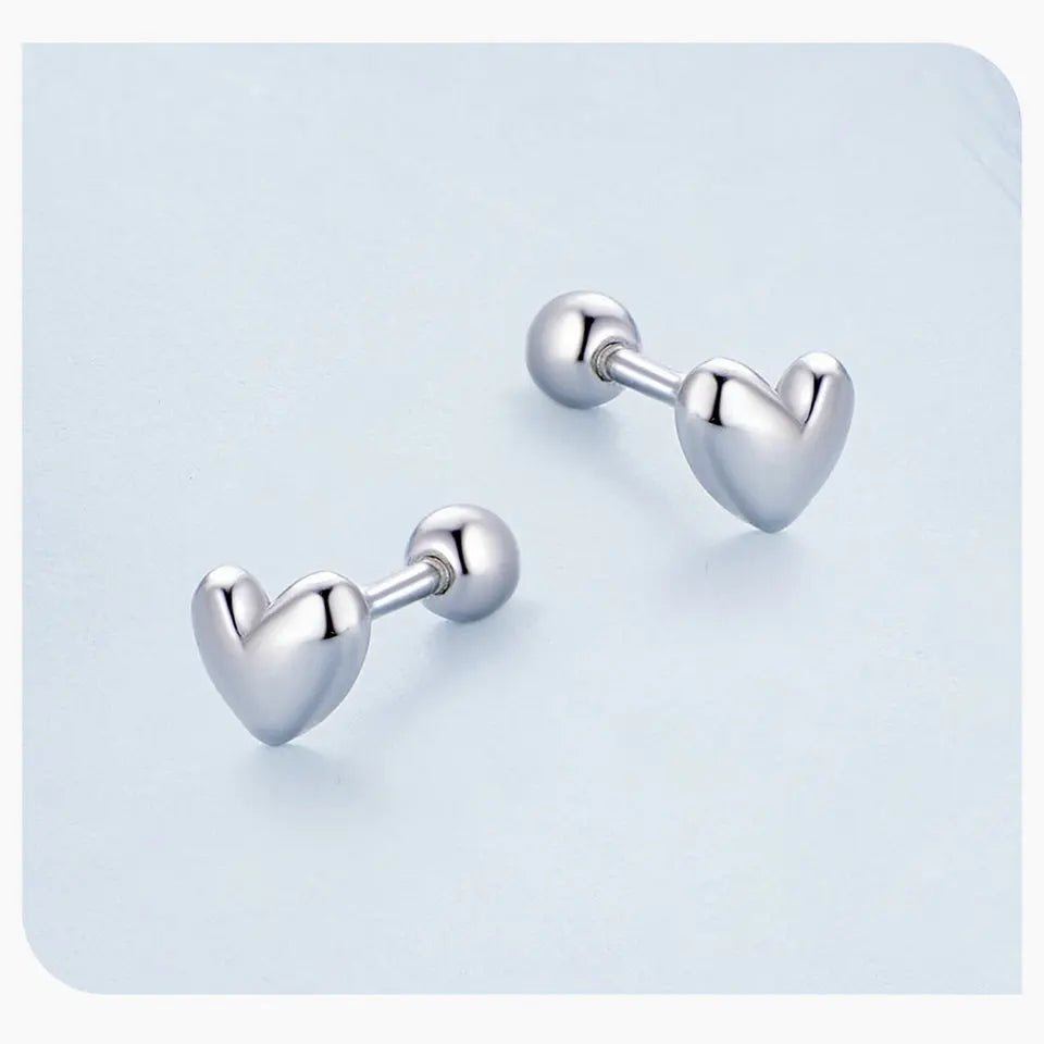 Mini heart cartilage piercing