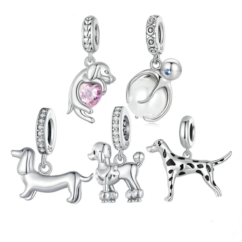 Animals Charm for Bracelet 925 Sterling Silver