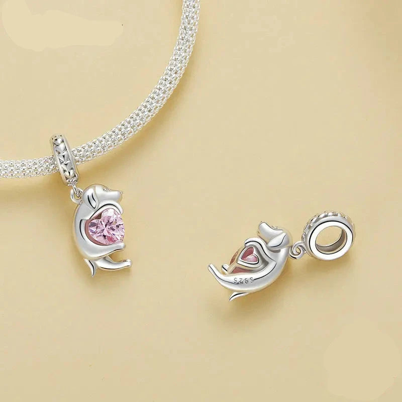 Animals Charm for Bracelet 925 Sterling Silver