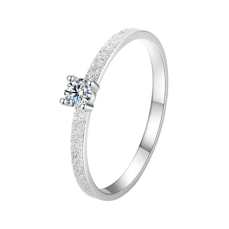 White Gold Plated 925 Sterling Silver