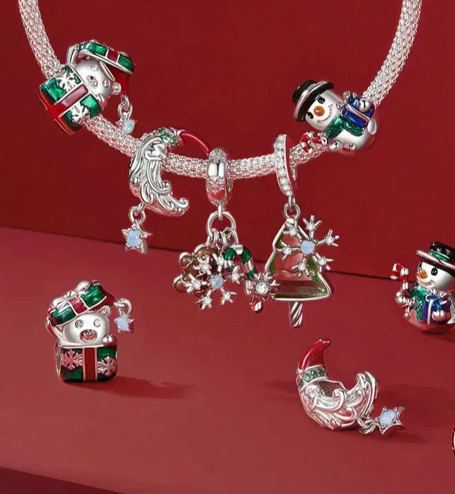 Christmas Charms 925 Sterling Silver
