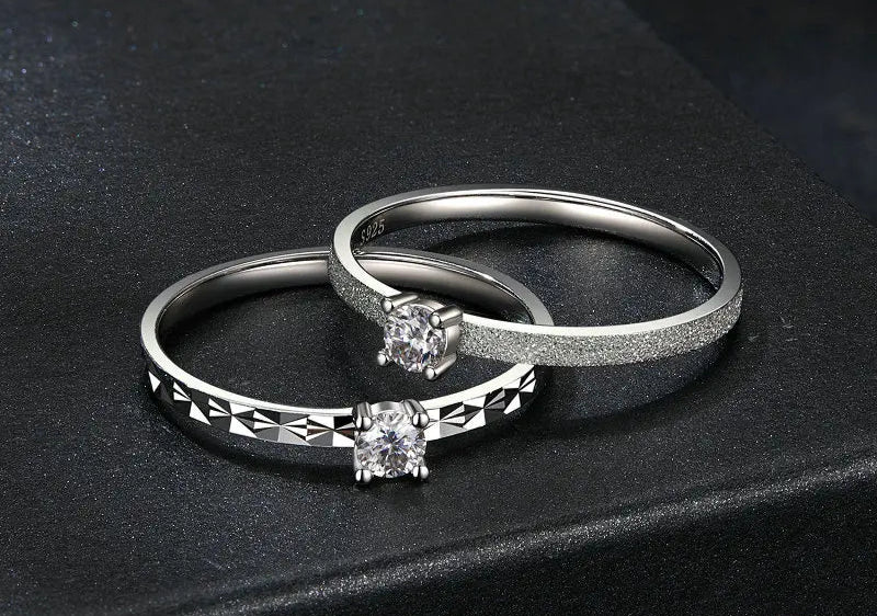 White Gold Plated 925 Sterling Silver