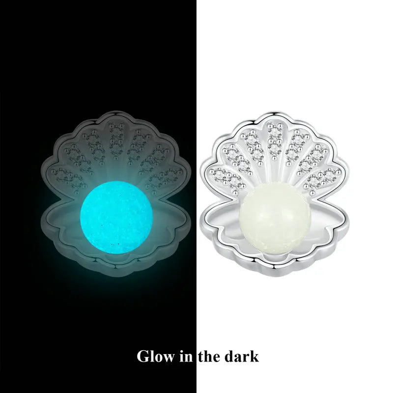925 Sterling Stud Glowing in the Dark