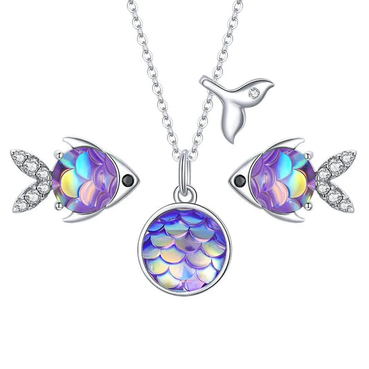 Set Happy Tropical 925 Sterling Silver