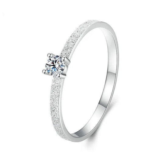 White Gold Plated  925 Sterling Silver