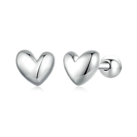 Mini heart cartilage piercing