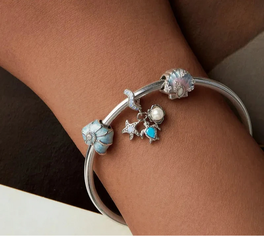 Blue Ocean Charms for Bracelets 925 Sterling Silver
