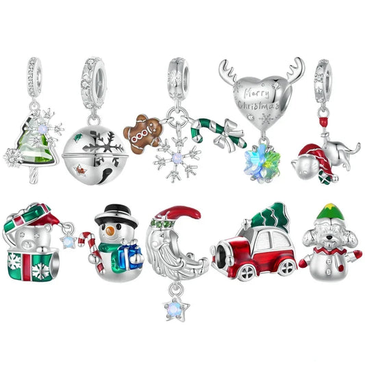 Christmas Charms 925 Sterling Silver