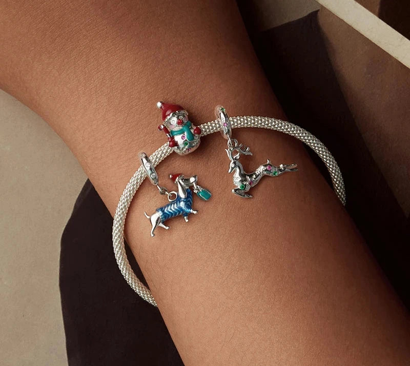 Xmas Series Charm 925 Sterling Silver